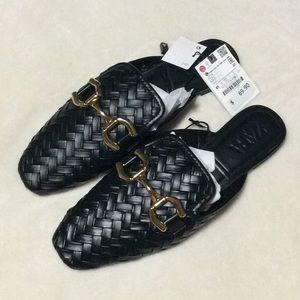 NWT ZARA flat shoe Sz 41 US 10